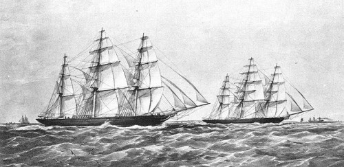 The Great Tea Race Of 1866 Southbaysail Com